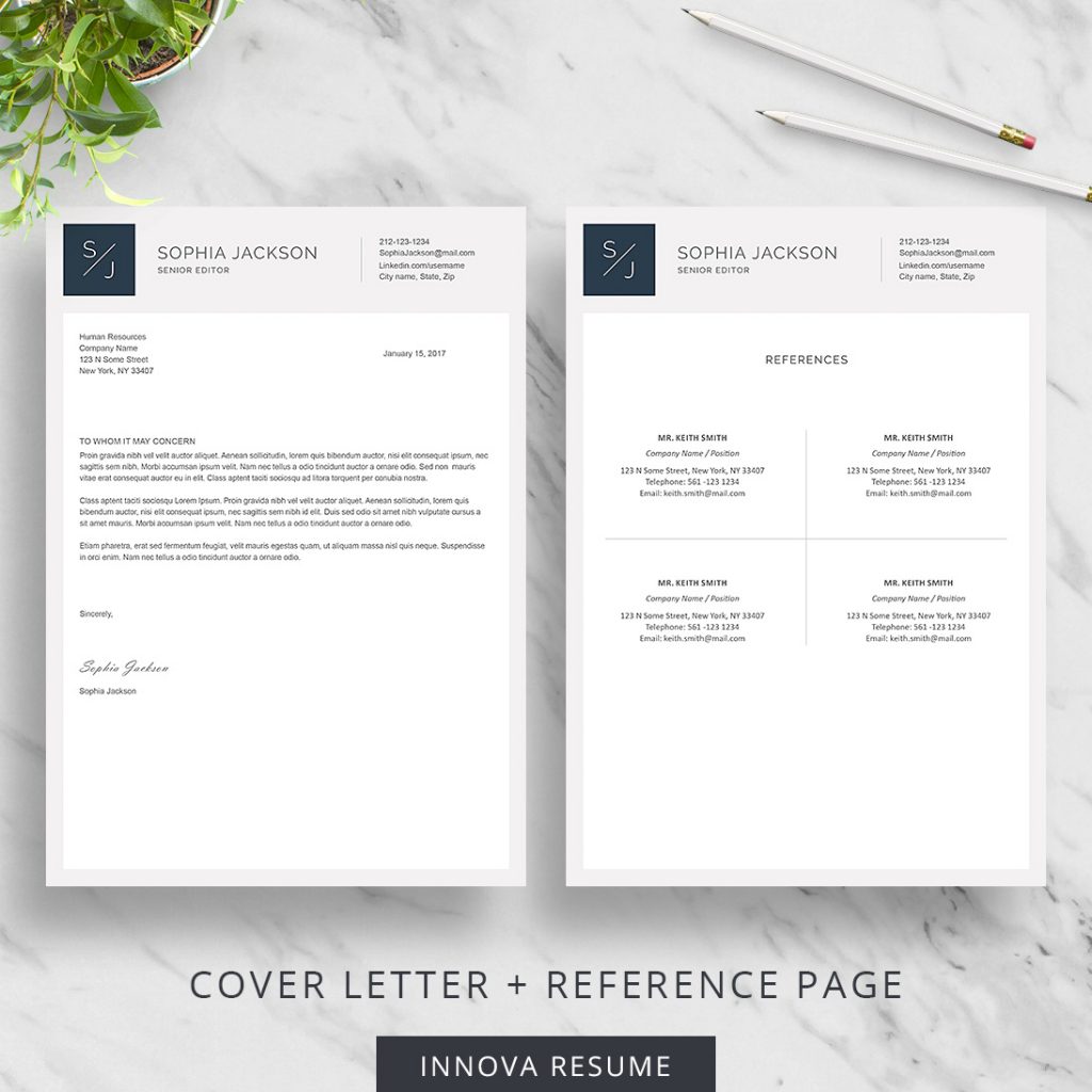 Creative Resume Template - Innova Resume | Modern Resume Templates